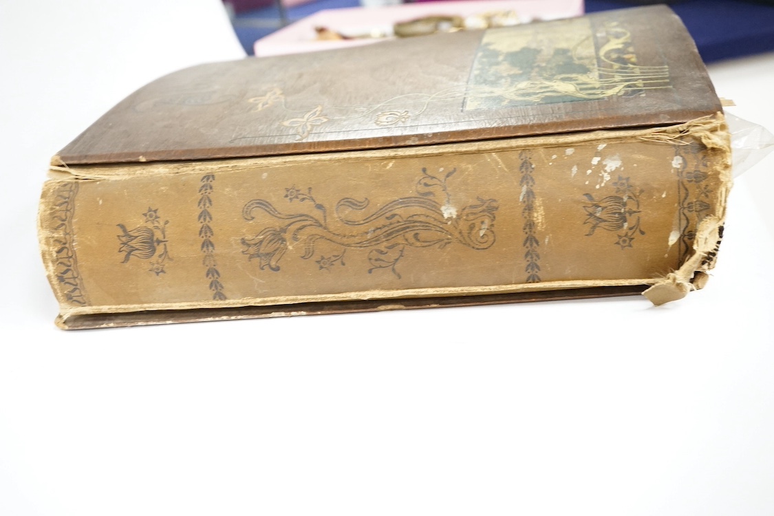 An album of Victorian and Edwardian Brighton topographical postcards. Condition - poor